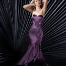 Hot Sale Elegant Grape Strapless Sweetheart Evening Dress Cocktail Prom Bridesmaid Wedding