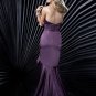 Hot Sale Elegant Grape Strapless Sweetheart Evening Dress Cocktail Prom Bridesmaid Wedding
