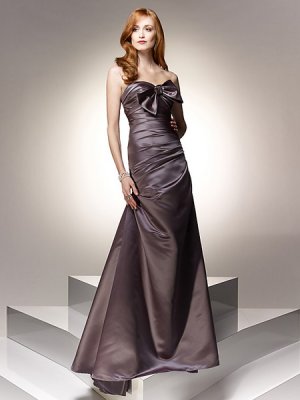 Hot Sale Elegant Brown Strapless Sweetheart Evening Dress Cocktail Prom Bridesmaid Wedding