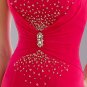 Hot Sale Elegant Fuchsia Strapless Tube Top Evening Dress Cocktail Prom Bridesmaid Wedding