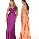 Elegant Rhinestone Empire Waist Ruffles Evening Dress Cocktail Prom Bridesmaid Wedding