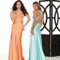 Hot Sale Elegant Tracery V Neck Empire Waist Evening Dress Cocktail Prom Bridesmaid Wedding