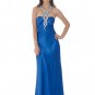 Elegant Royal Blue Strapless Tube Top Evening Dress Formal Cocktail Prom Bridesmaid Wedding