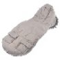Fashion Dog Pet Winter Waterproof Warm Cotton-padded Double Pocket Hooded Coat Light Gray - XL