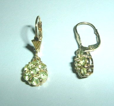 Beautiful Peridot Earrings