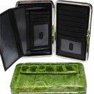 Fashion Frame Wallet  -  Lime Green - 80016