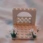 Lego WEDDING ARCH for Bride & Groom cake topper minifig
