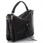 $545  Botkier HAVEN Satchel in Black Lambskin NWT