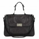 $425 REBECCA MINKOFF COVET Satchel in Black Stingray NWT