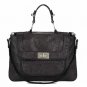 $425 REBECCA MINKOFF COVET Satchel in Black Stingray NWT