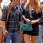 $365 -Treesje Jovi Cross-Body Bag -in Black Perforated Leather NWT