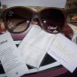 $239 Chloe Tilia CL2181A C02 Sunglasses Brown Authentic NWT