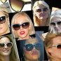 $239 Chloe Tilia CL2181A C02 Sunglasses Brown Authentic NWT