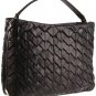 $695 Botkier SEBASTIAN Woven Leather Hobo - Black Cowhide -YouTube NWT