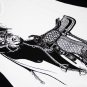 Lauren Moshi HORSE Swing Tee in White "XS" NEW