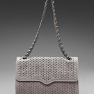 $425  Rebecca Minkoff Studded Quilted AFFAIR Shoulder Bag in Dove Grey -NWT