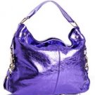 $545 REBECCA MINKOFF Mini NIKKI Hobo Bag in Metallic Purple NWOT