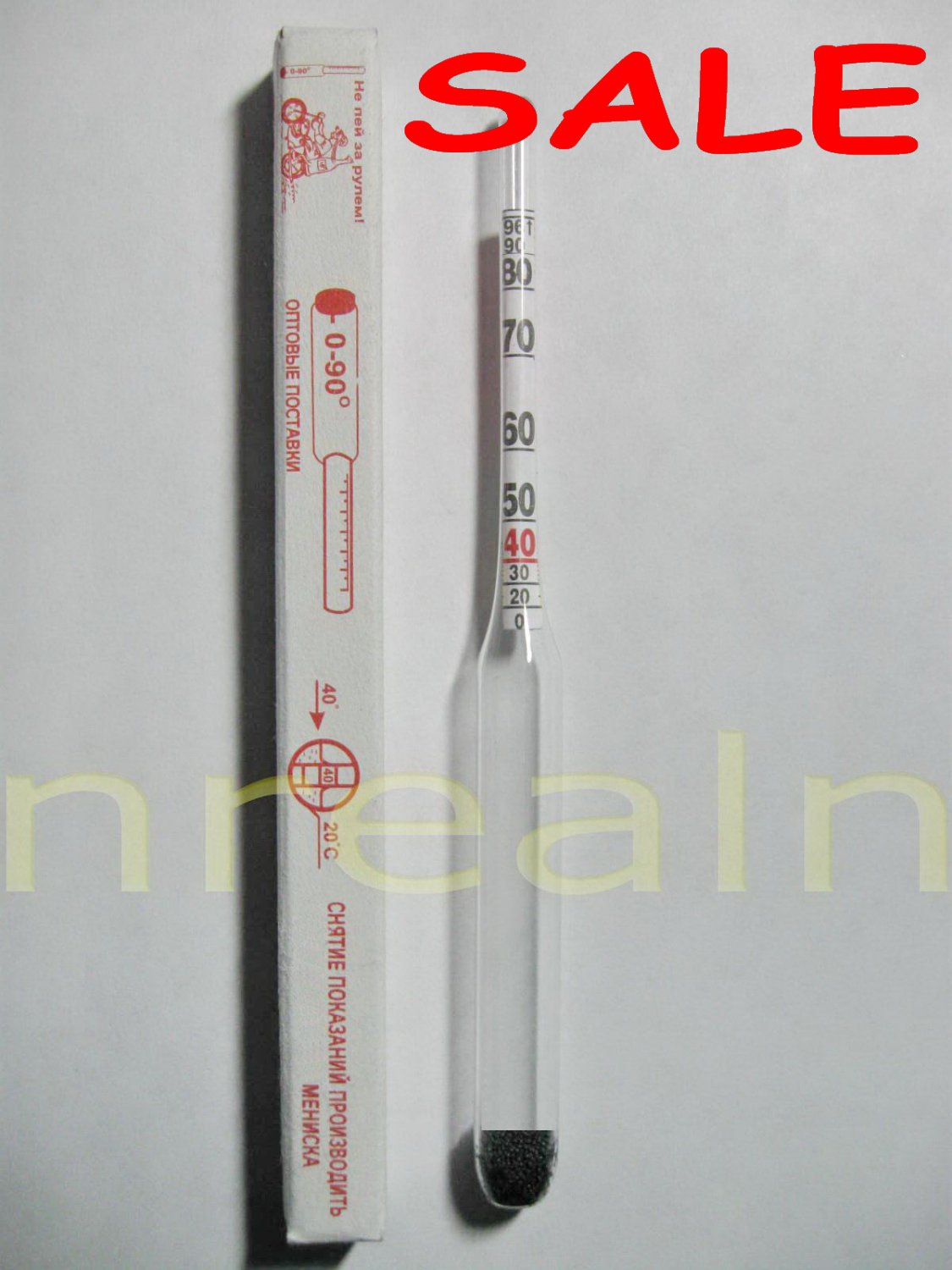 ALCOHOLMETER ETHANOL TEST HYDROMETER WHISKEY Proof Tralle sale still