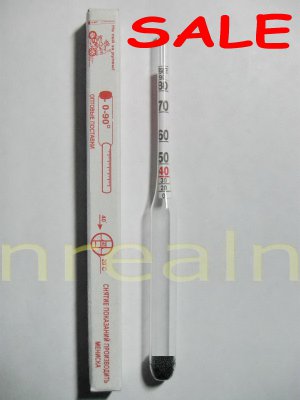 ALCOHOLMETER ETHANOL TEST HYDROMETER WHISKEY Proof Tralle sale still