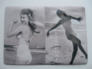 Vinyl Passport Cover / Marilyn Monroe / Personal Travel Case Holder / NEW / #5
