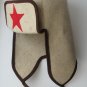 Wool HAT SAUNA BANYA USHANKA Bath Steam 100% sheep bathhouse steam FELT CAP NEW
