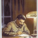 Sovet Political Poster. Stalin in the Kremlin is concerned about each of us.1940