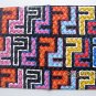 Vinyl Passport Cover / abstraction labyrinth / Personal Travel Case Holder / NEW / #6