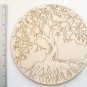 Wooden Tree with Roots / Shape Wood Art Projects Craft Decoration Gift Decoupage