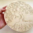 Wooden Tree with Roots / Shape Wood Art Projects Craft Decoration Gift Decoupage Wooden Tree with Roots / Shape Wood Art Projects Craft Decoration Gift Decoupage