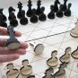 Wood Chess Set / Checker Board / handcrafted
