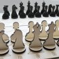 Wood Chess Set / Checker Board / handcrafted