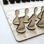 Wood Chess Set / Checker Board / handcrafted