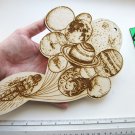 Astronaut wall art, Solar System, Planets, Sun, astronomy, decor, Science, Space, Cosmos, collector