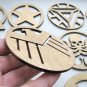 Wood logo The Avengers Arc Reactor Hawkeye Black Widow S.H.I.E.L.D Hyrda Punisher Loki Daredevil