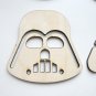 Star Wars Wood logo Jedi Order Rebel Alliance Galactic Empire Millennium Falcon Darth Vader BB-8