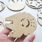 Star Wars Wood logo Jedi Order Rebel Alliance Galactic Empire Millennium Falcon Darth Vader BB-8