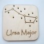 Ursa Major, also Great Bear is a constellation in the northern sky wood Artwork Celestial Gift Decor