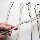 Lot of 5pcs Magic Wand Wood Craft Shape/ custom wand / cosplay wand / wizard wand / Fairy Wand
