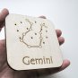 Celestial Constellation, Zodiac star sign, wooden, Aquarius Aries Cancer Capricorn Gemini Leo Libra