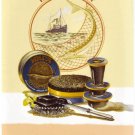 Soviet means excellent! Sturgeon roe. Fresh-grain, pressed and pasteurized. Moscow 1952