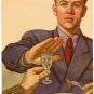 Vice, get out. Alcholism. No way. Soviet poster, propaganda, union, USSR, 1954