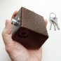 Large Padlock HIGH SECURITY NO SHACKLE ROUND Shackleless Lock, Hockey Puck NEW