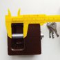 Large Padlock HIGH SECURITY NO SHACKLE ROUND Shackleless Lock, Hockey Puck NEW