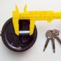 Shackleless Lock, Hockey Puck Large Padlock Round NEW gates, vending units, vans