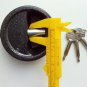 Shackleless Lock, Hockey Puck Large Padlock Round NEW gates, vending units, vans