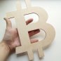 Wood Currency Symbols EU Euro US Dollar UK Pound China Yuan Bitcoin Japan Yen Italia Lira
