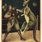 Boxing Kangaroo poster from the 1920s Soviet circus / USSR 36934 Boxing Kangaroo poster from the 1920s Soviet circus / USSR 36934