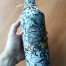 Shabby Chic Bottle Decoupage Dekoration Unikat Handmade Flasche Dekor Serviettentechnik Geschenkidee