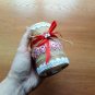 Vintage can Handmade Decoupage Decor, Shabby Chic decor