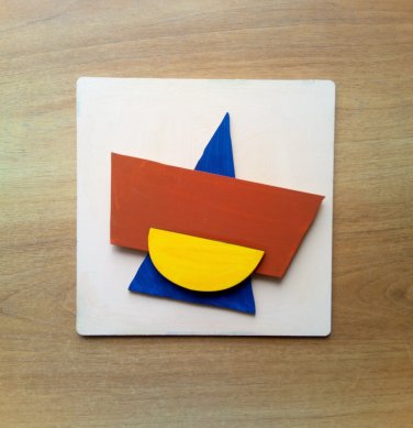Suprematist wall sculpture Geometric Modern Abstract Decor Minimalist Art Decor/Abstract/Suprematism